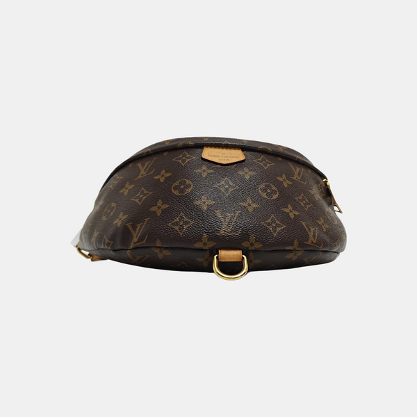 BUMBAG Monogram Coated Canvas Brown