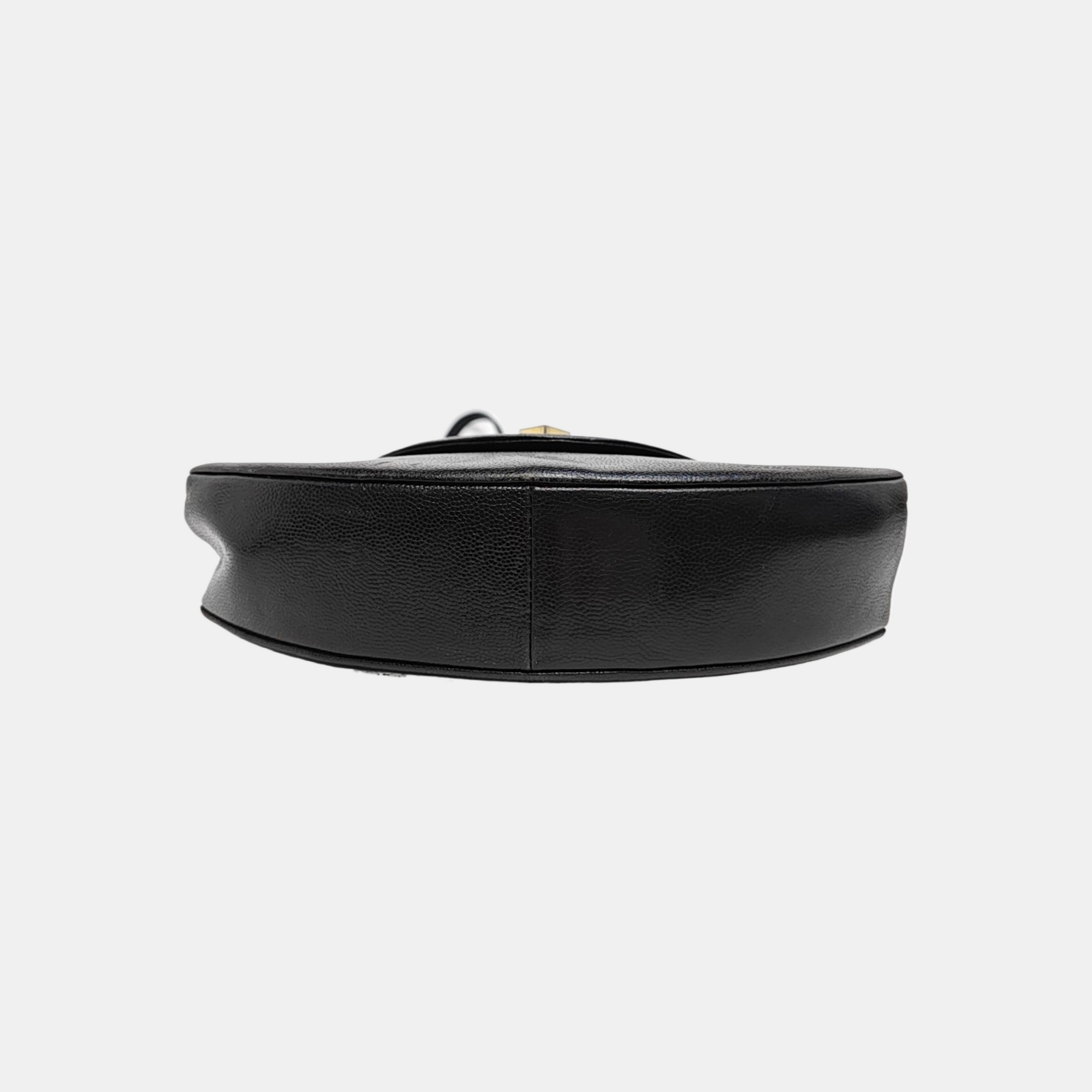 Calfskin Shoulder Bag Black