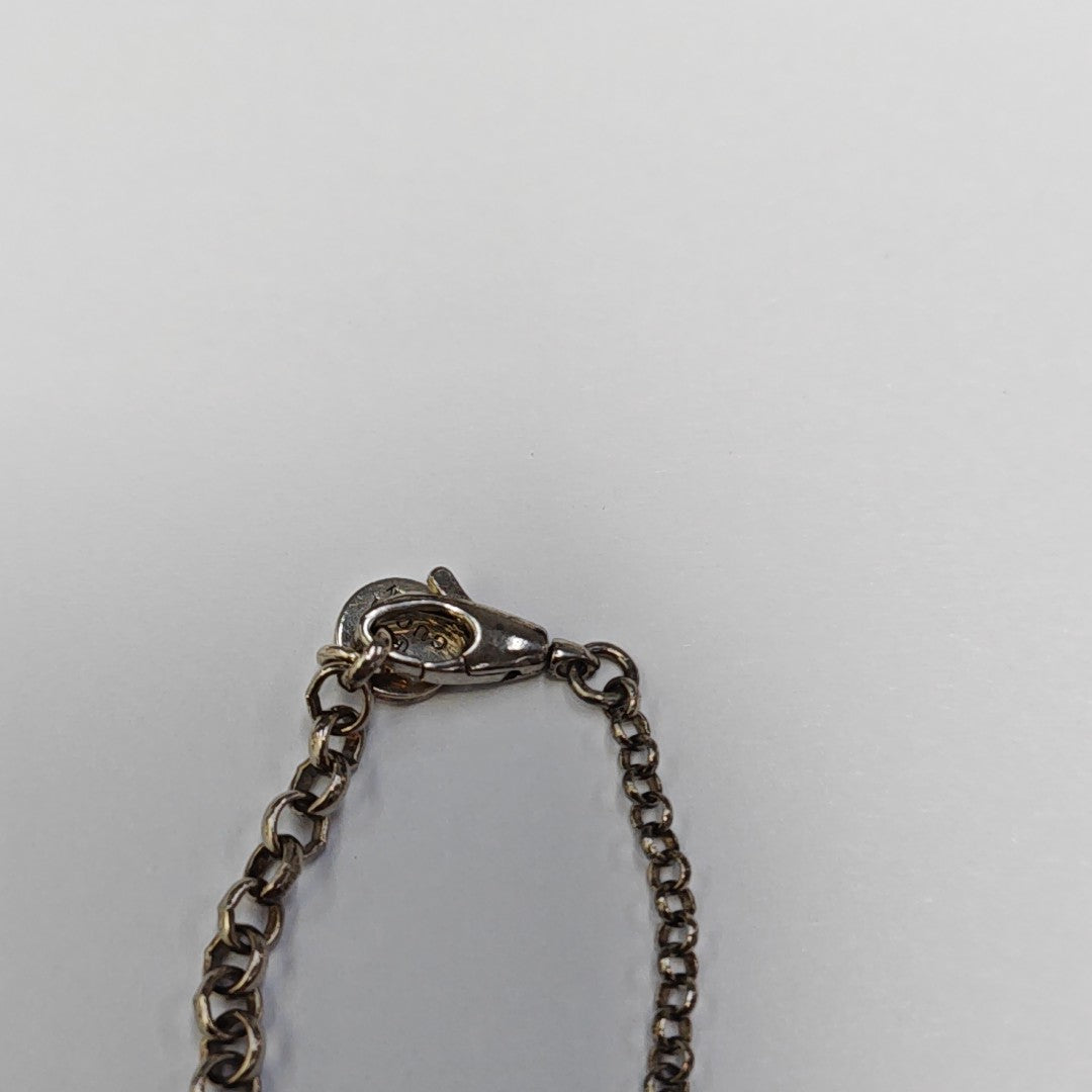 Interlocking G 925 Sterling Silver Necklace