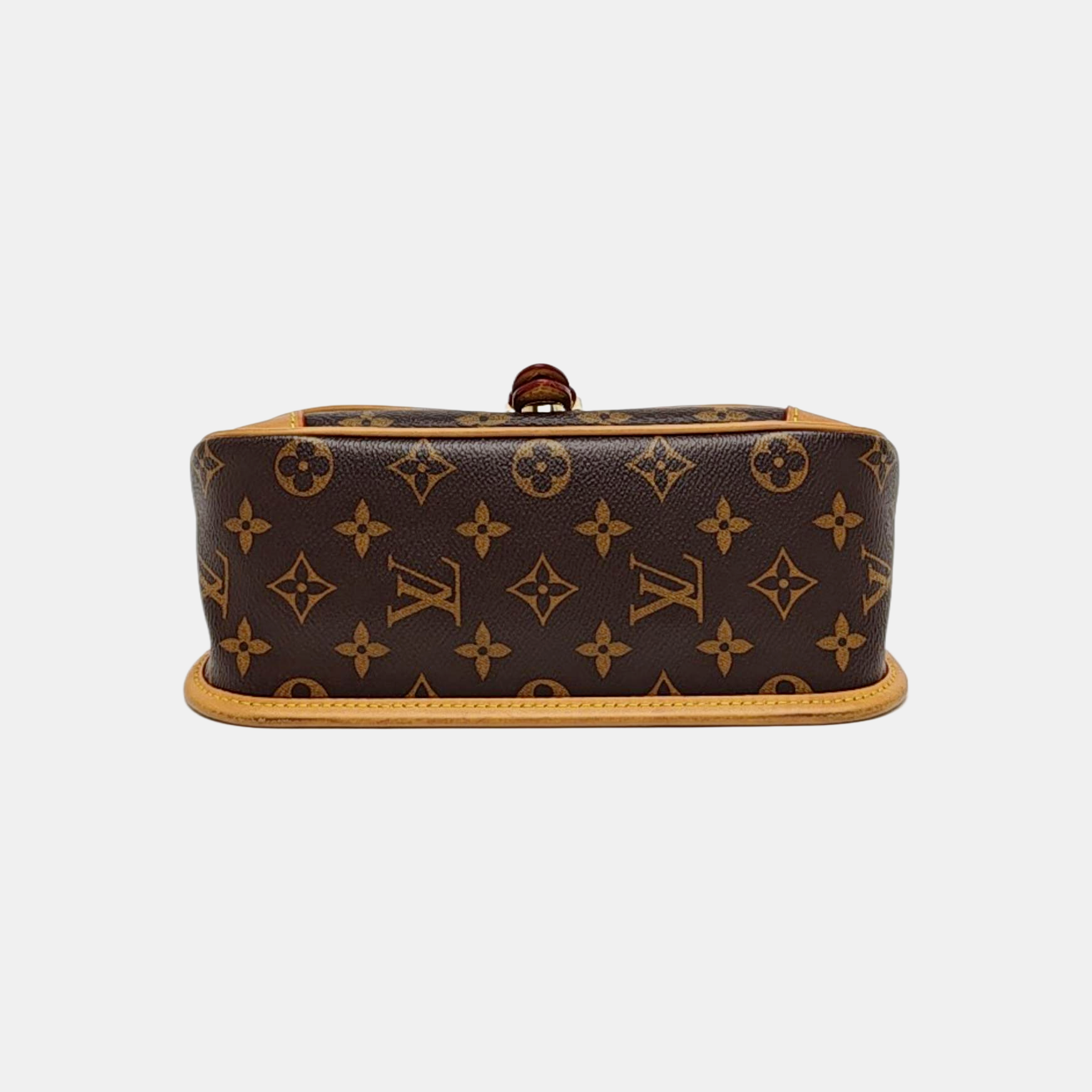 DIANE Monogram Coated Canvas Brown