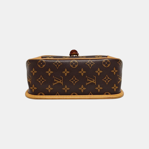 DIANE Monogram Coated Canvas Brown