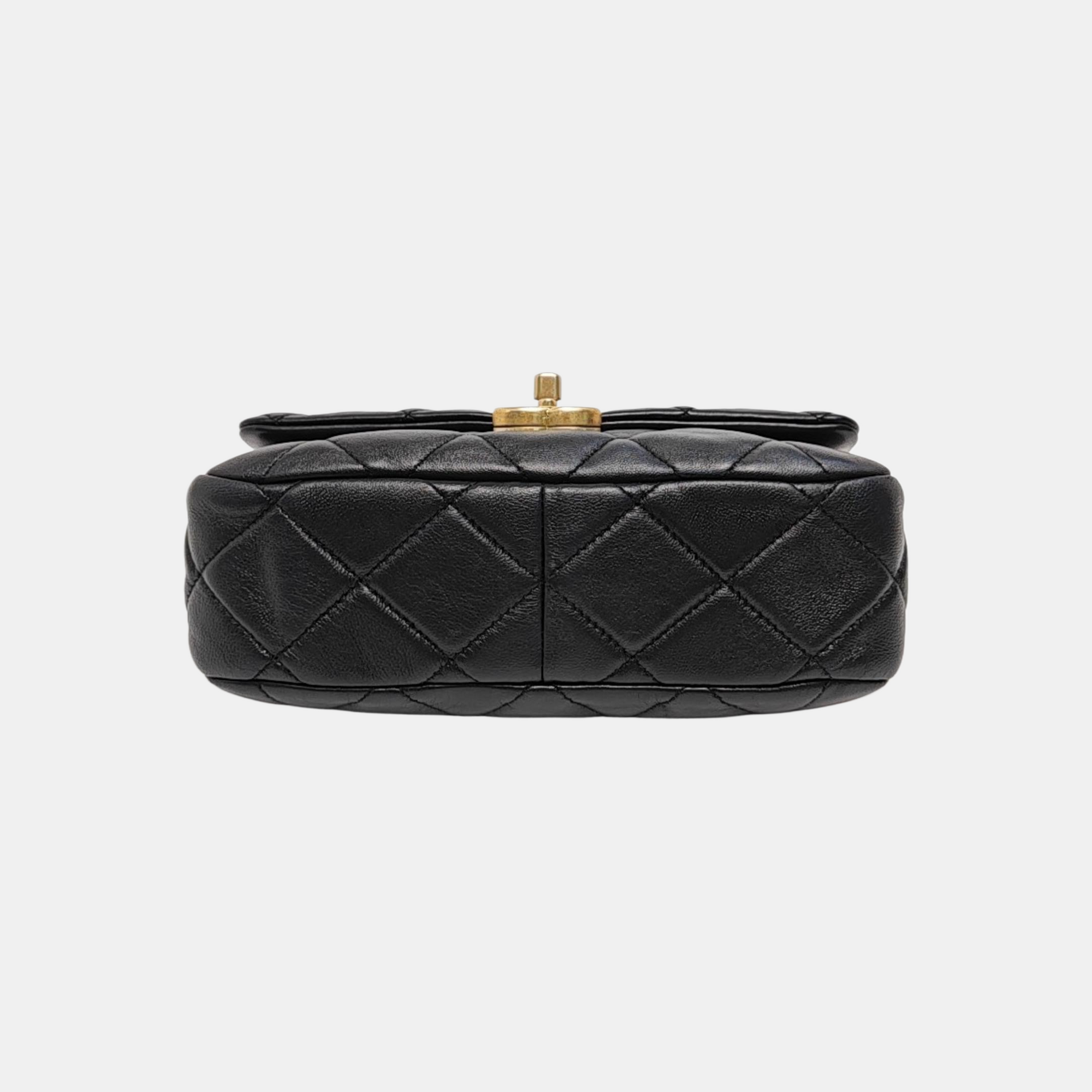 CLASSIC FLAP Mini Quilted Lambskin Black