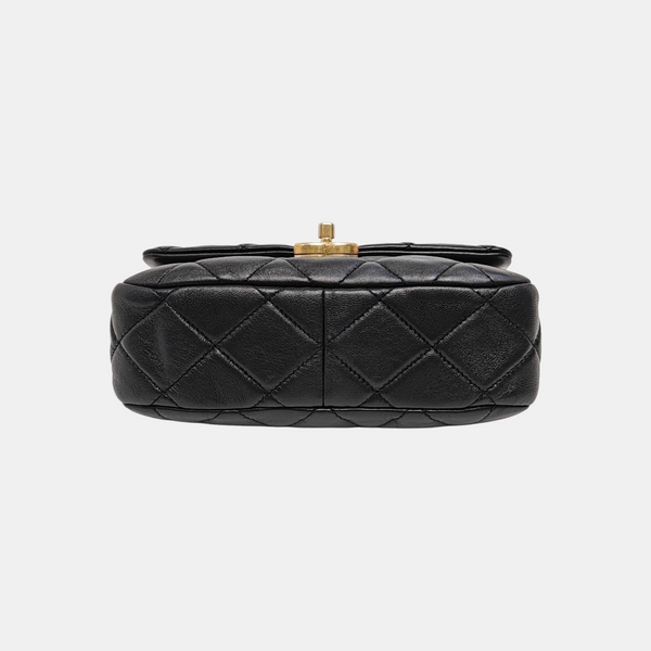 CLASSIC FLAP Mini Quilted Lambskin Black