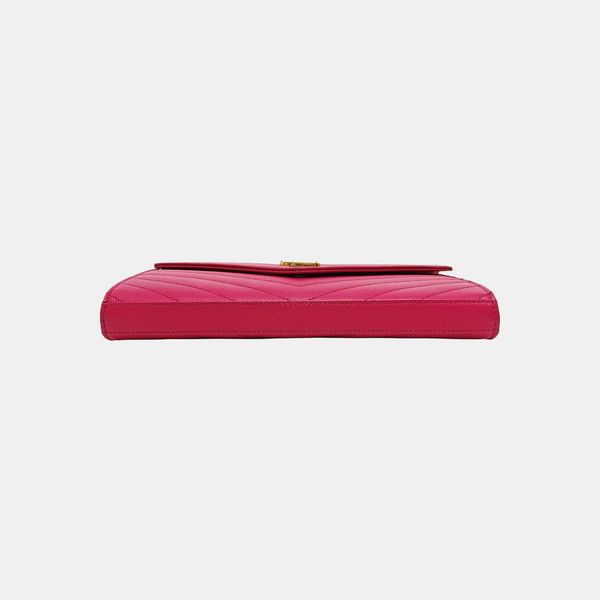 MONOGRAM Medium Chevron Calfskin Pink