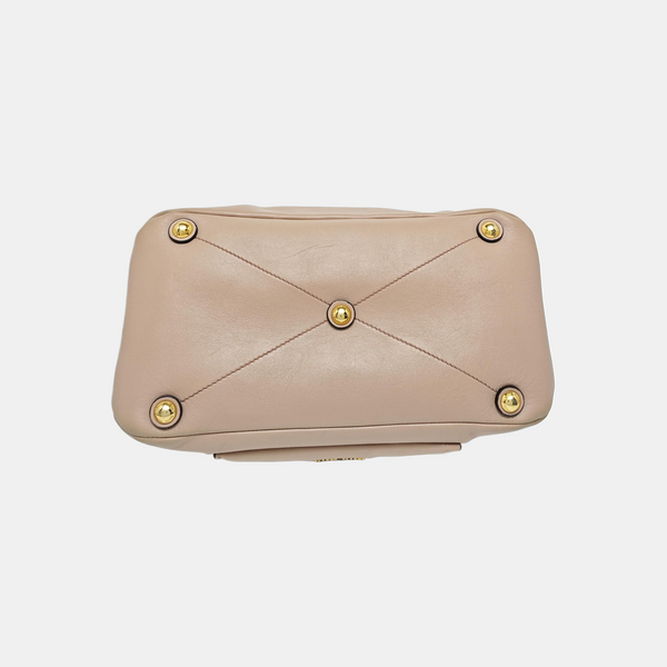 Calfskin Tote Bag Medium Pink