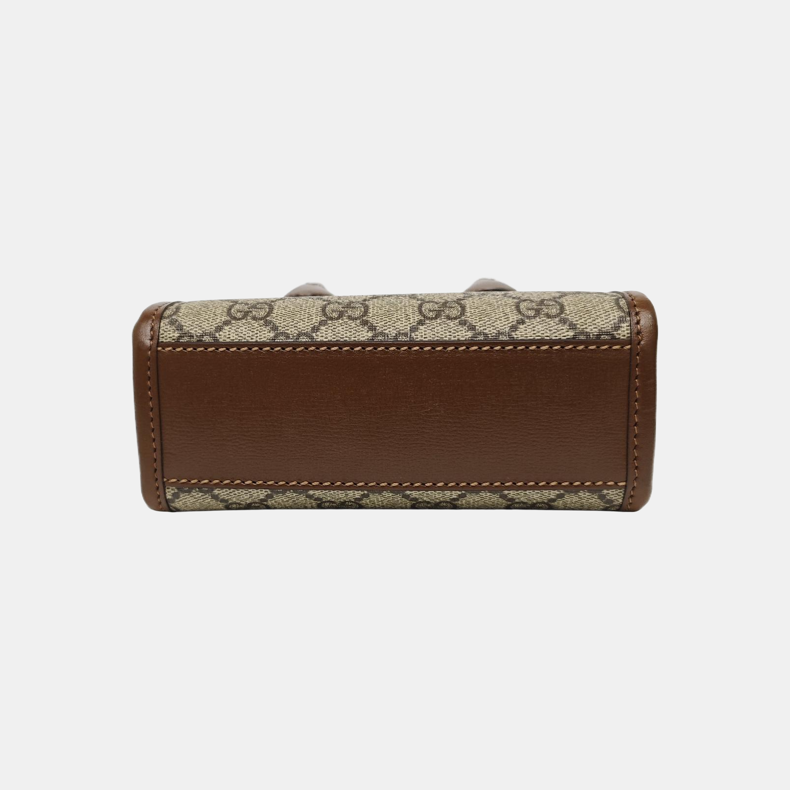 Retro Mini Monogram Coated Canvas Beige