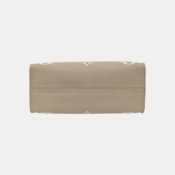 ONTHEGO MM Monogram Calfskin Gray