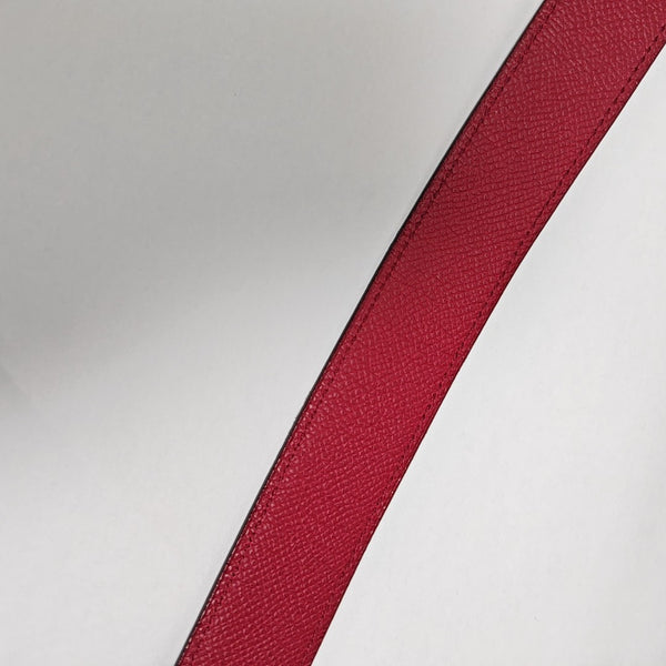 Leather Belt Red