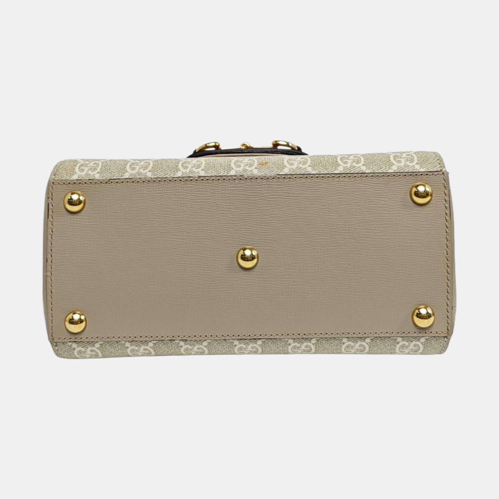 Horsebit 1955 Monogram Coated Canvas Beige