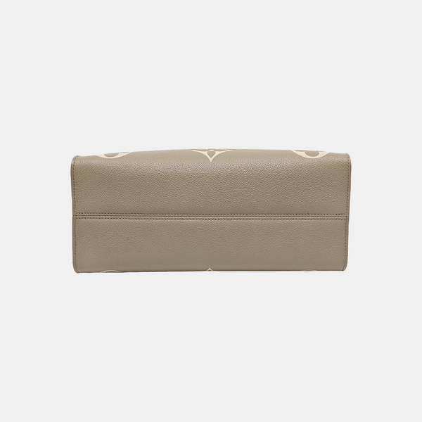 ONTHEGO MM Monogram Calfskin Gray