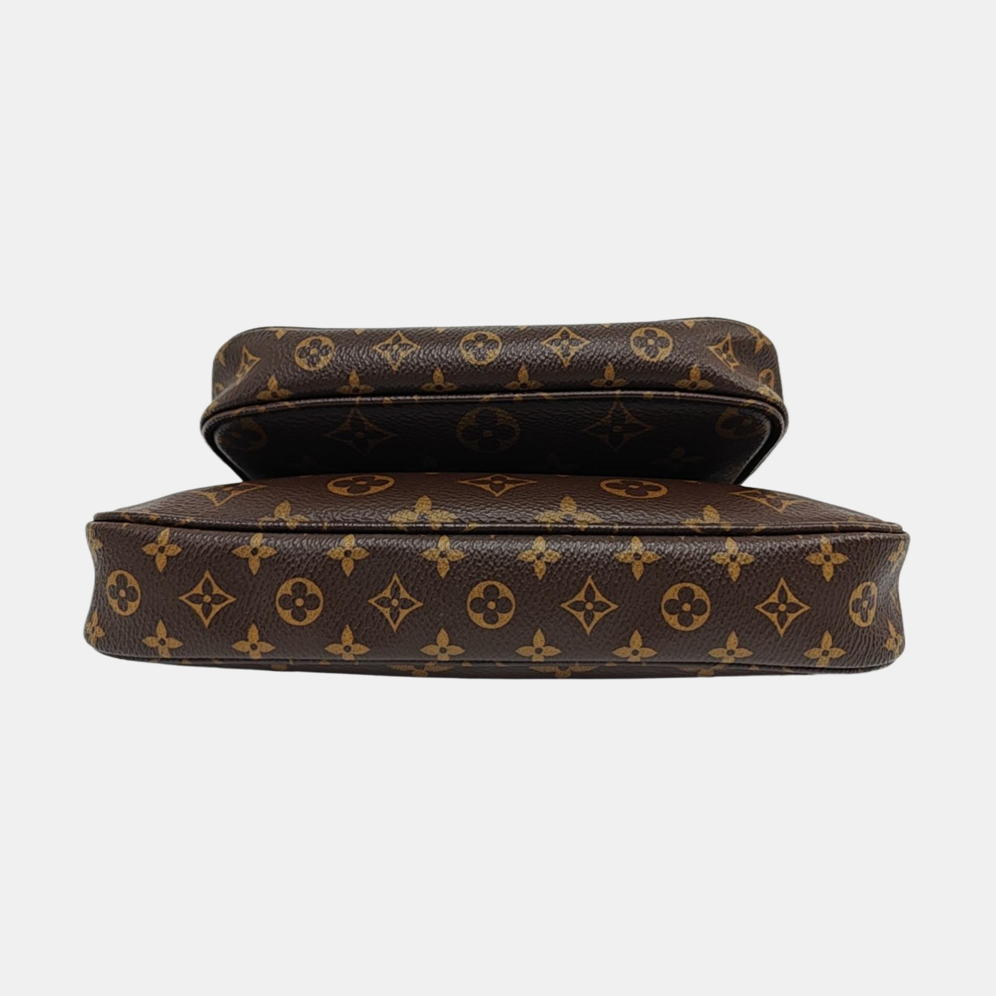 MULTI Monogram Coated Canvas Brown