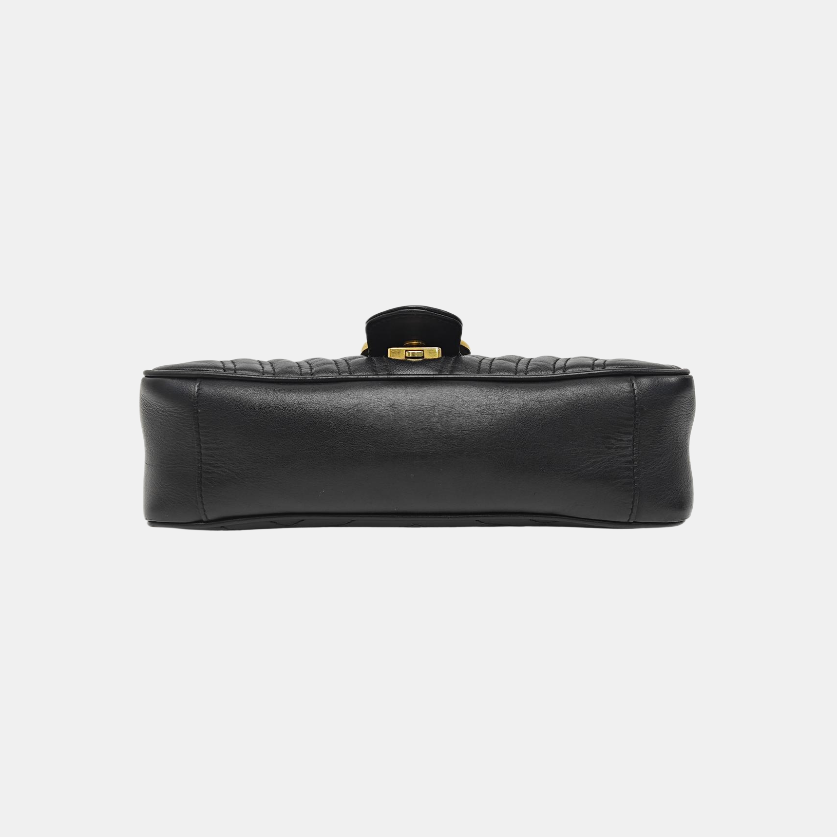 GG Marmont Medium Quilted Calfskin Black