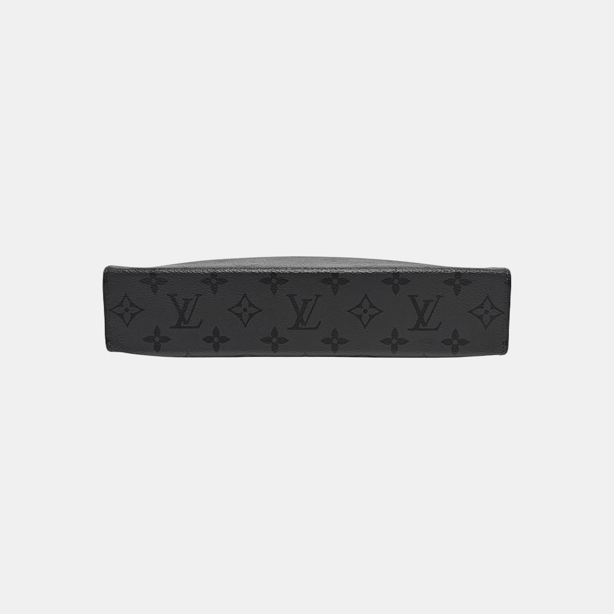 Pochette Voyag MM Monogram Coated Canvas Gray