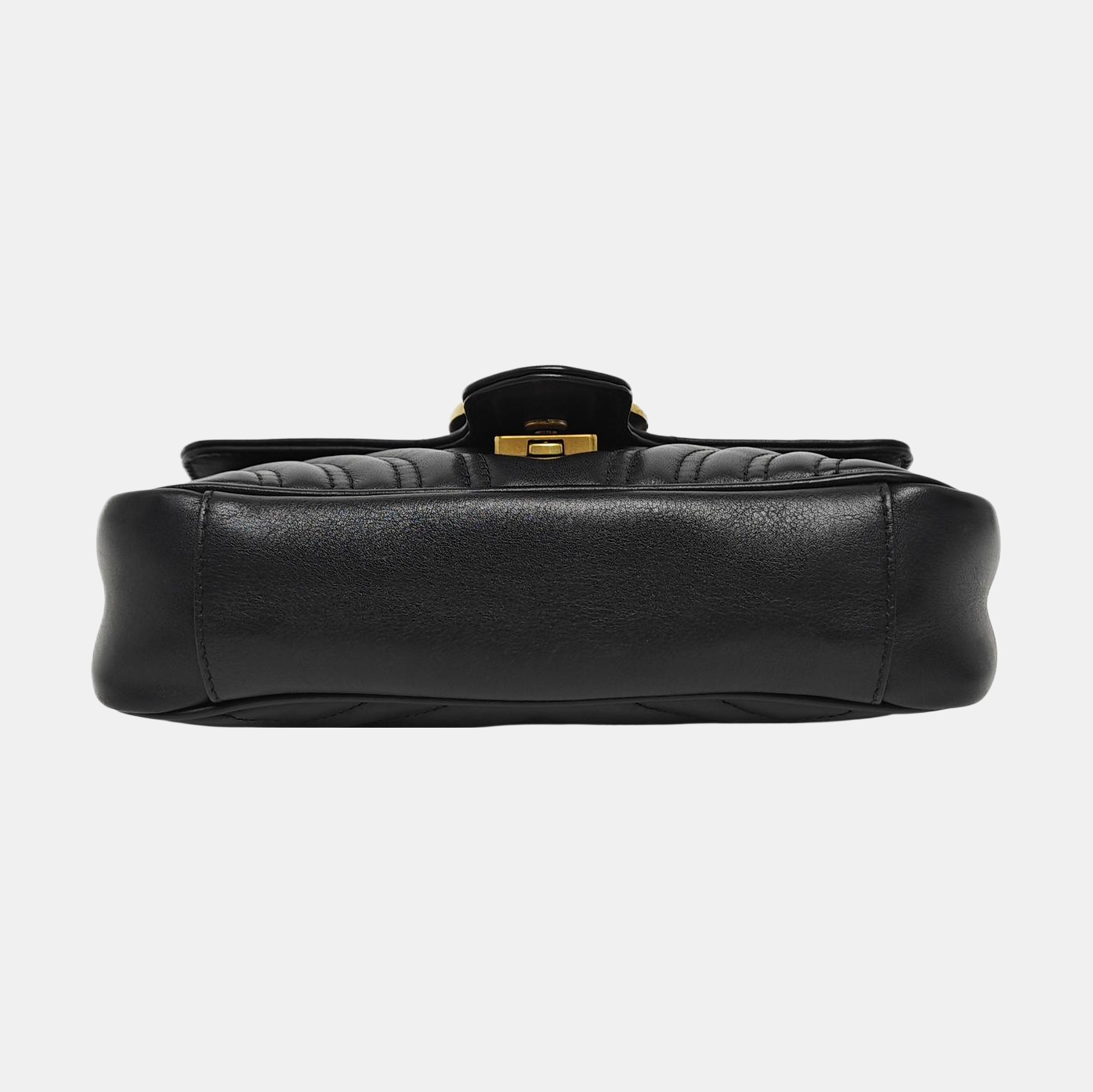 GG Marmont Small Quilted Calfskin Black