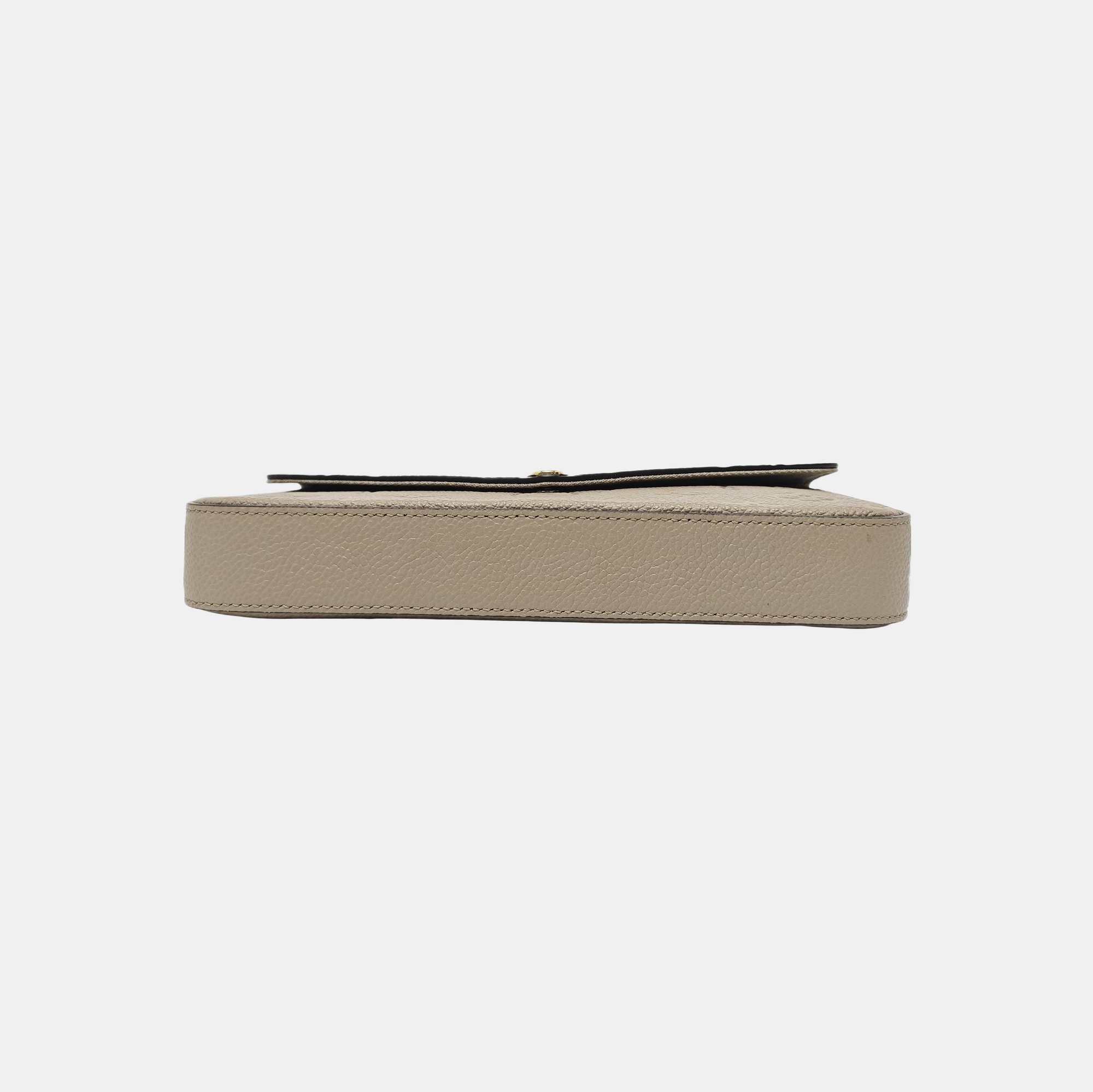 FÉLICIE Monogram Calfskin Gray