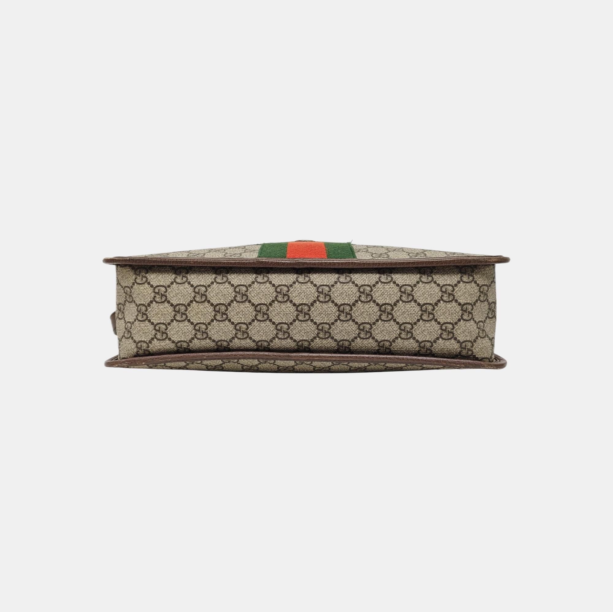Ophidia Medium Monogram Coated Canvas Beige