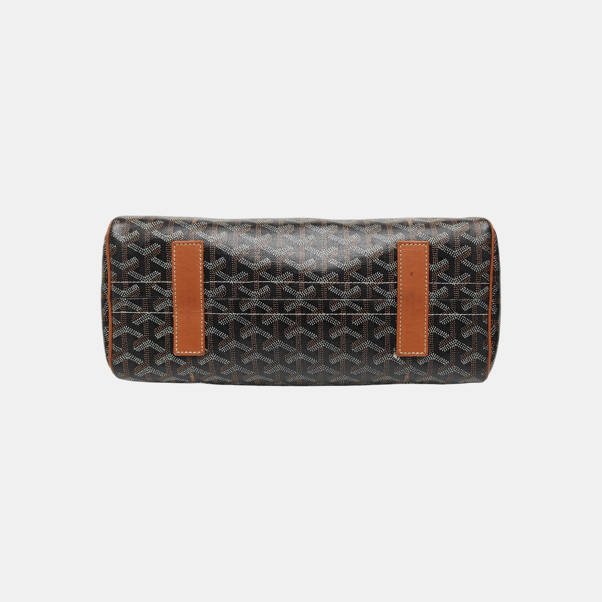 Rouette PM Coated Canvas Brown