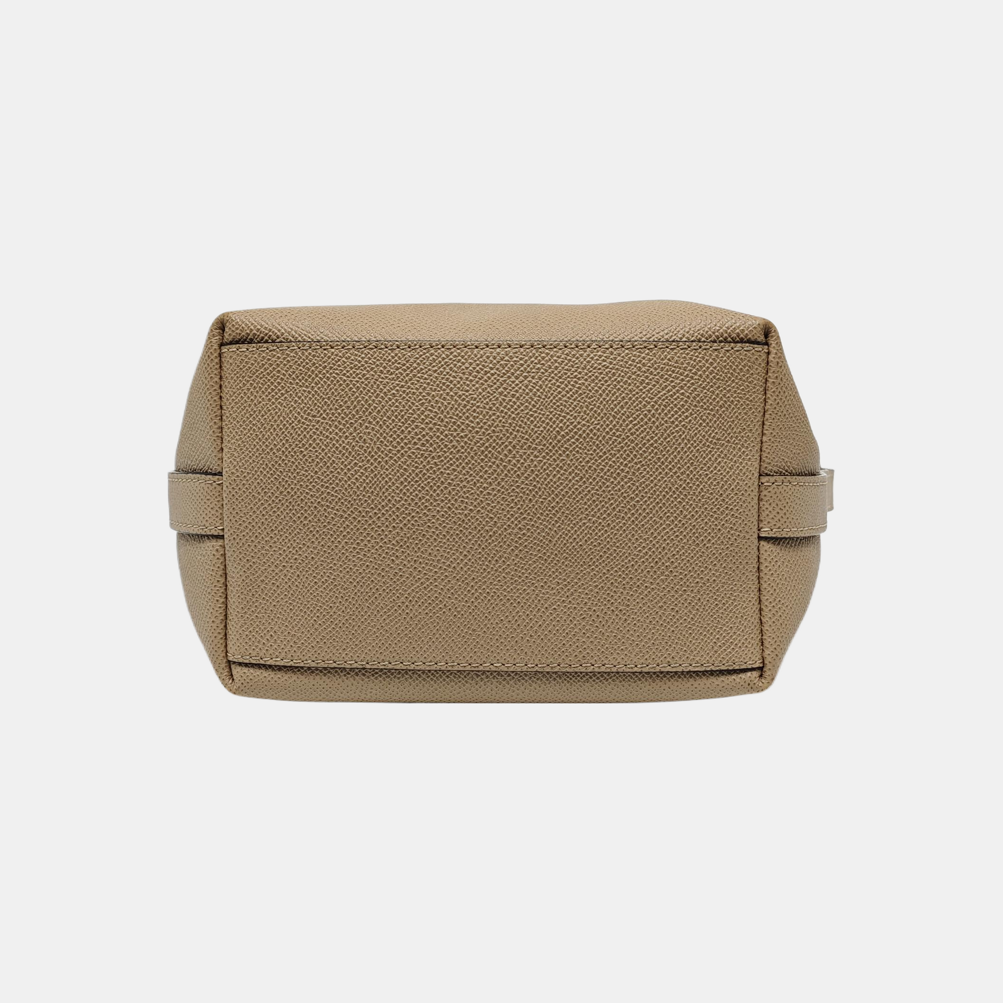 Leather Shoulder Bag Beige