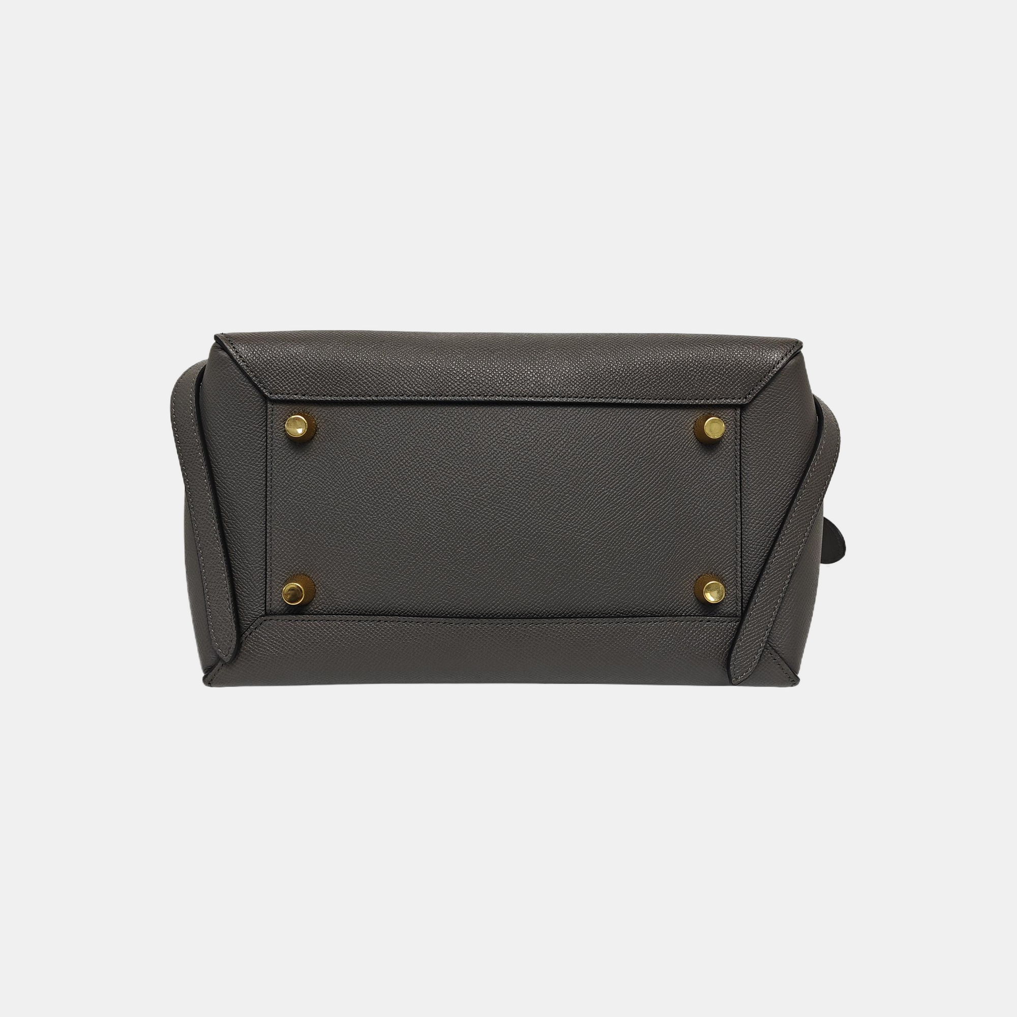 BELT Mini Calfskin Gray
