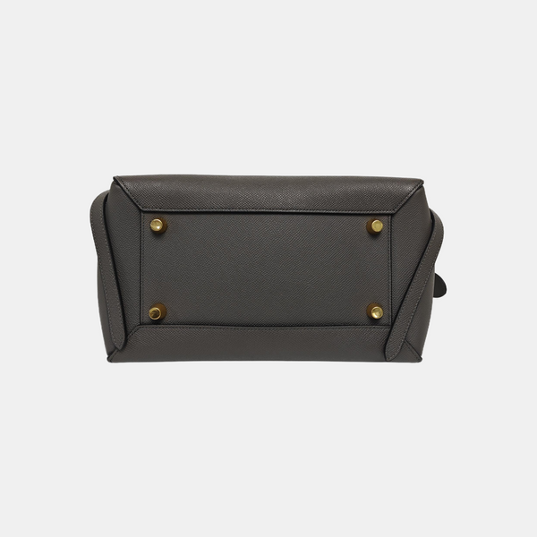 BELT Mini Calfskin Gray