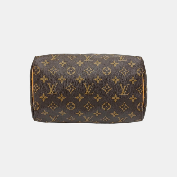SPEEDY 25 Monogram Coated Canvas Brown