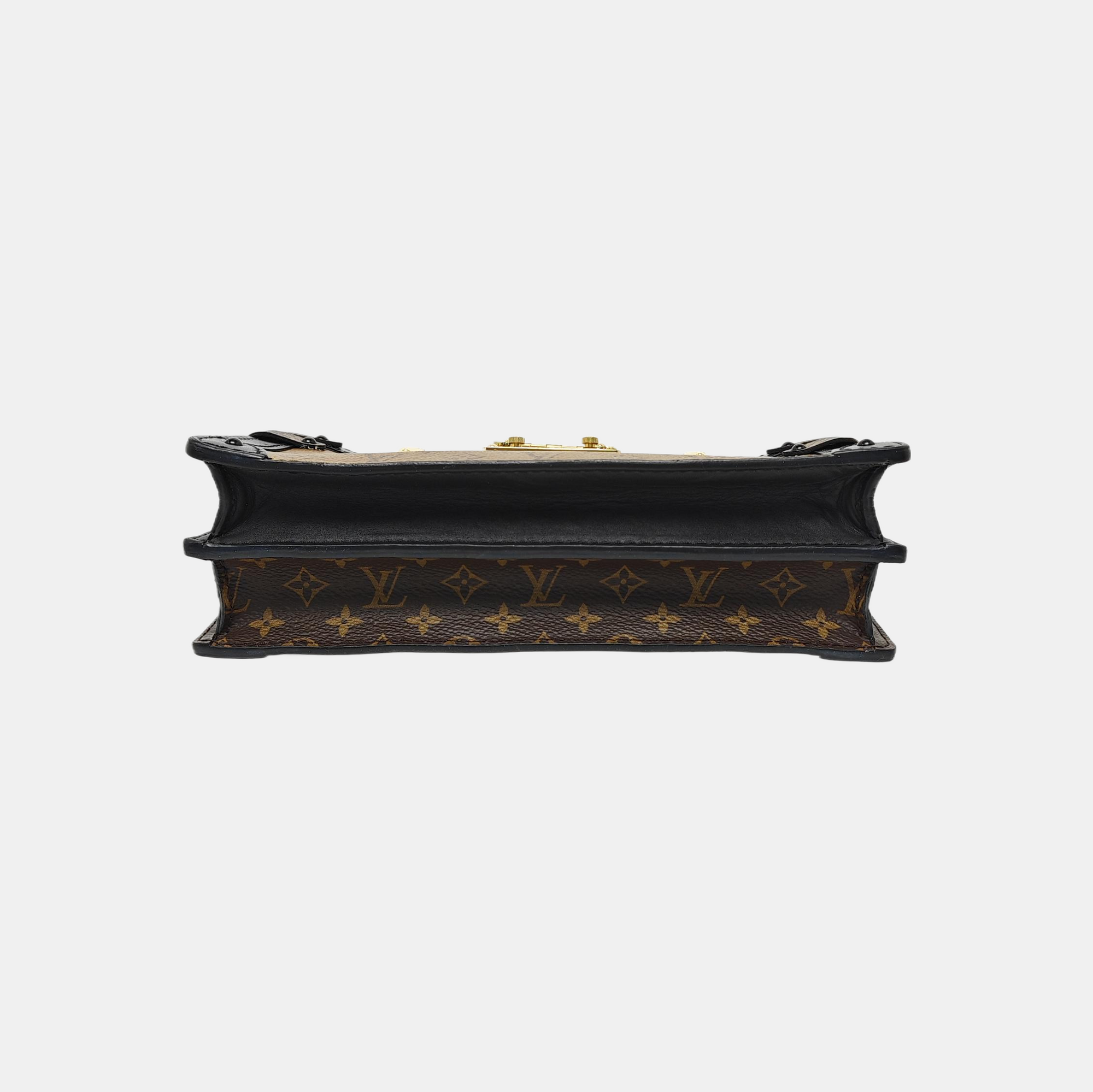 TRUNK Monogram Coated Canvas Brown