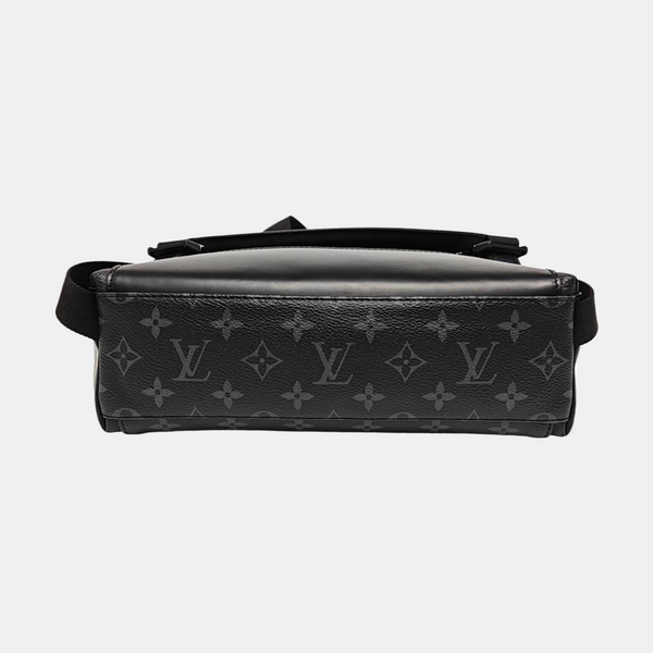 VOYAGER PM Monogram Coated Canvas Black
