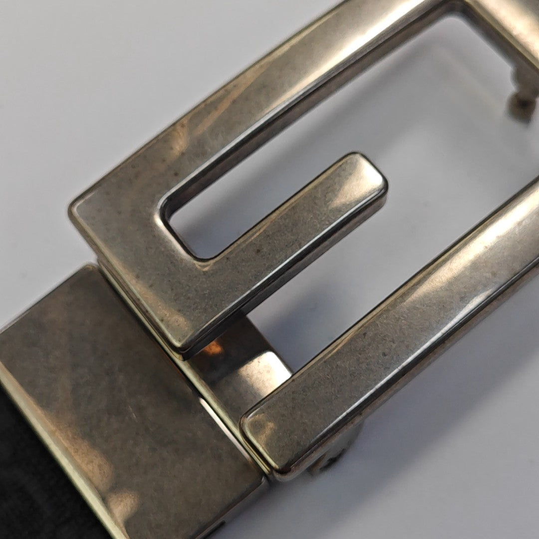Coated Canvas Belt Black