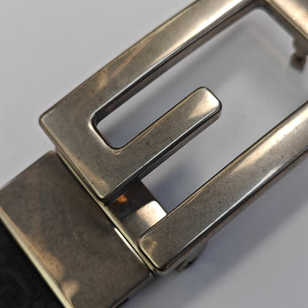 Coated Canvas Belt Black