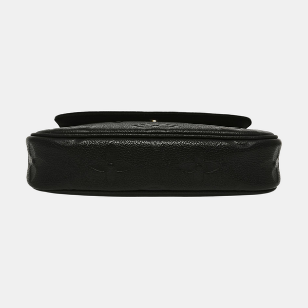 IVY Monogram Calfskin Black