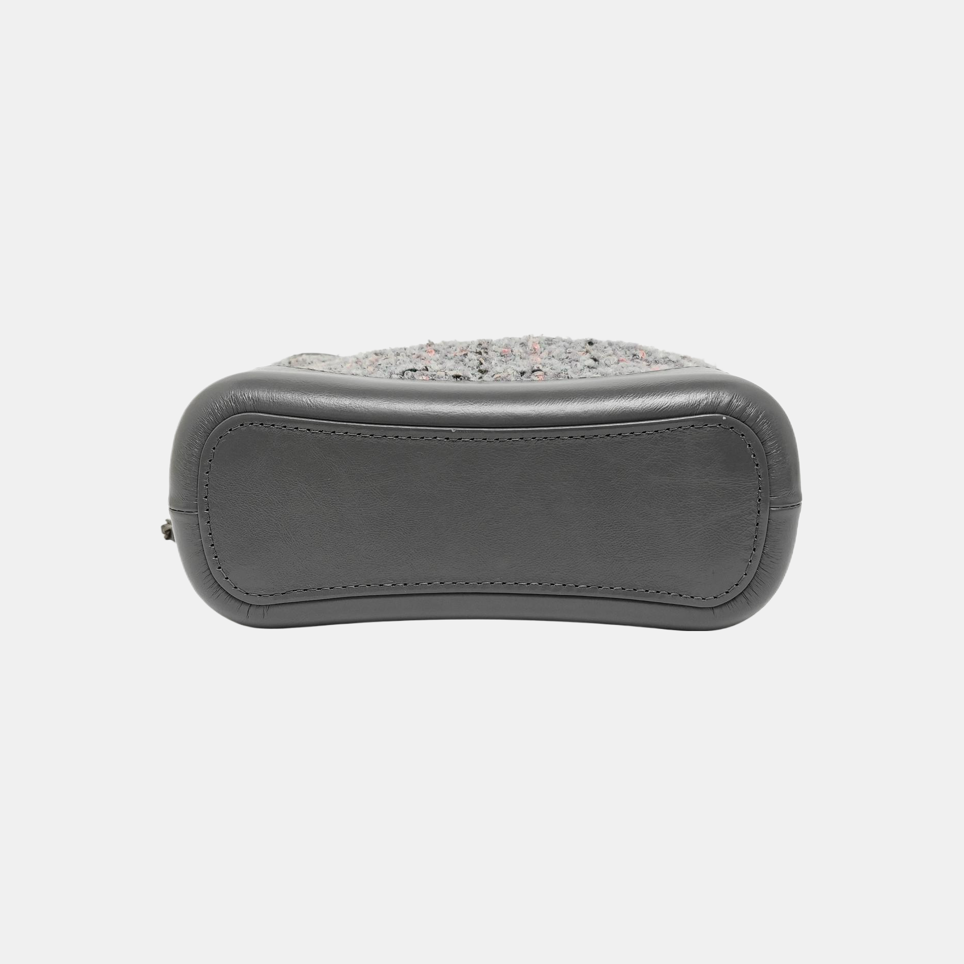 Authenticated pre-owned  GABRIELLE Small Quilted Wool Grey - Shoulder Bag at Looply