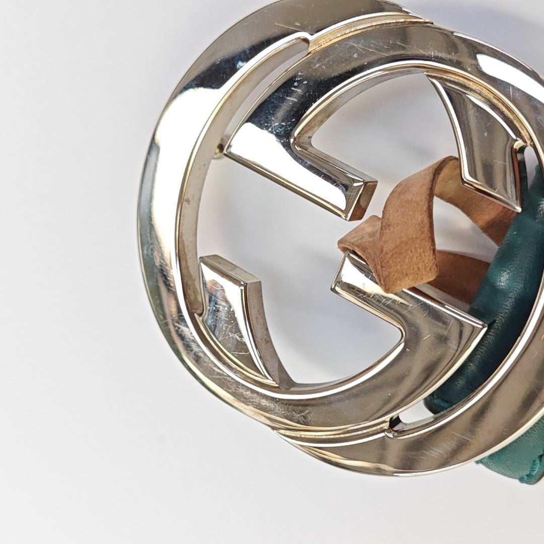 Leather Belt Green
