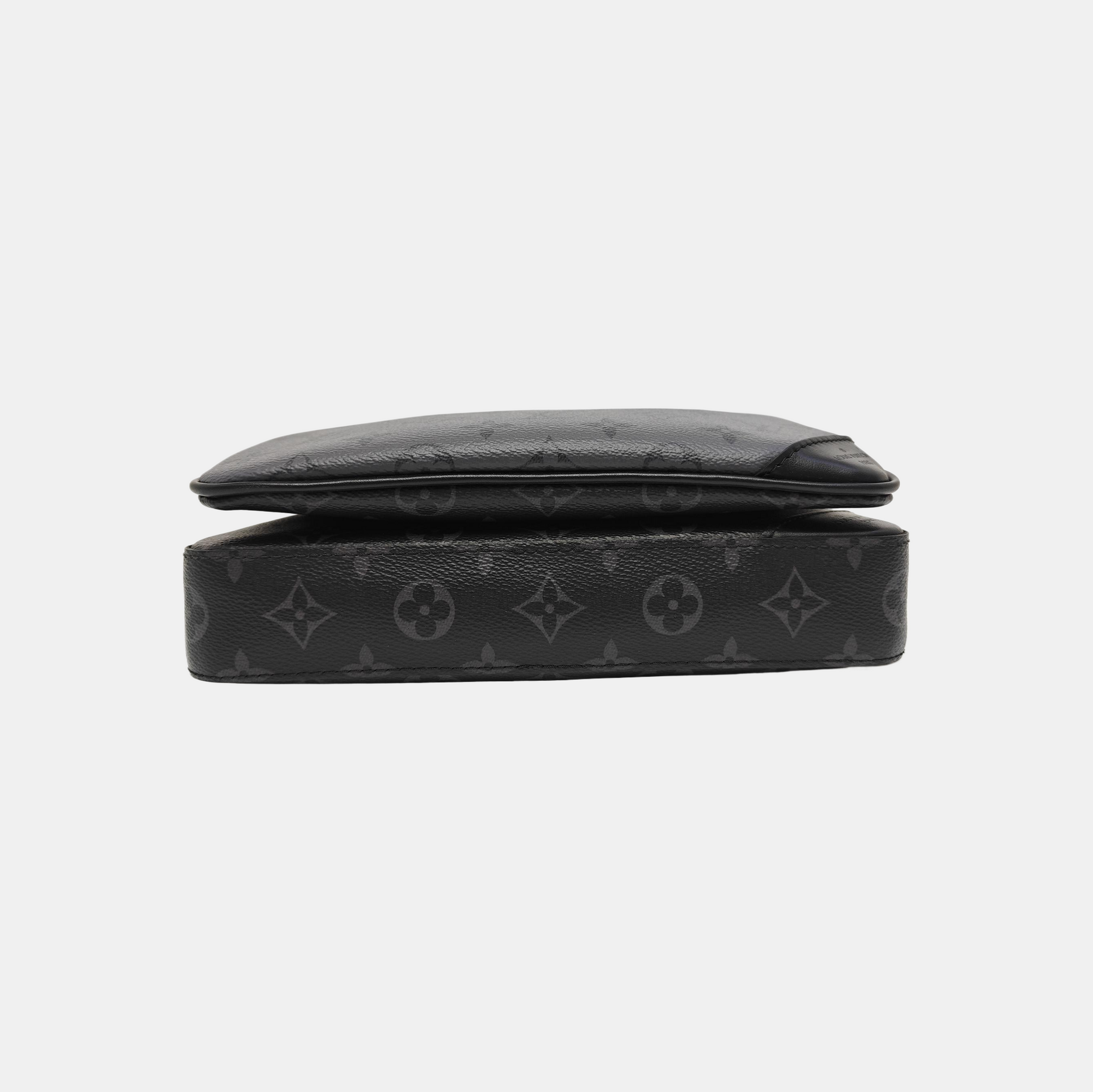 TRIO Monogram Coated Canvas Gray