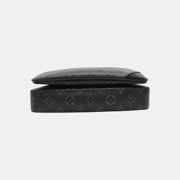 TRIO Monogram Coated Canvas Gray