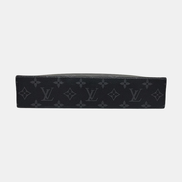 Pochette Voyag MM Monogram Coated Canvas Black