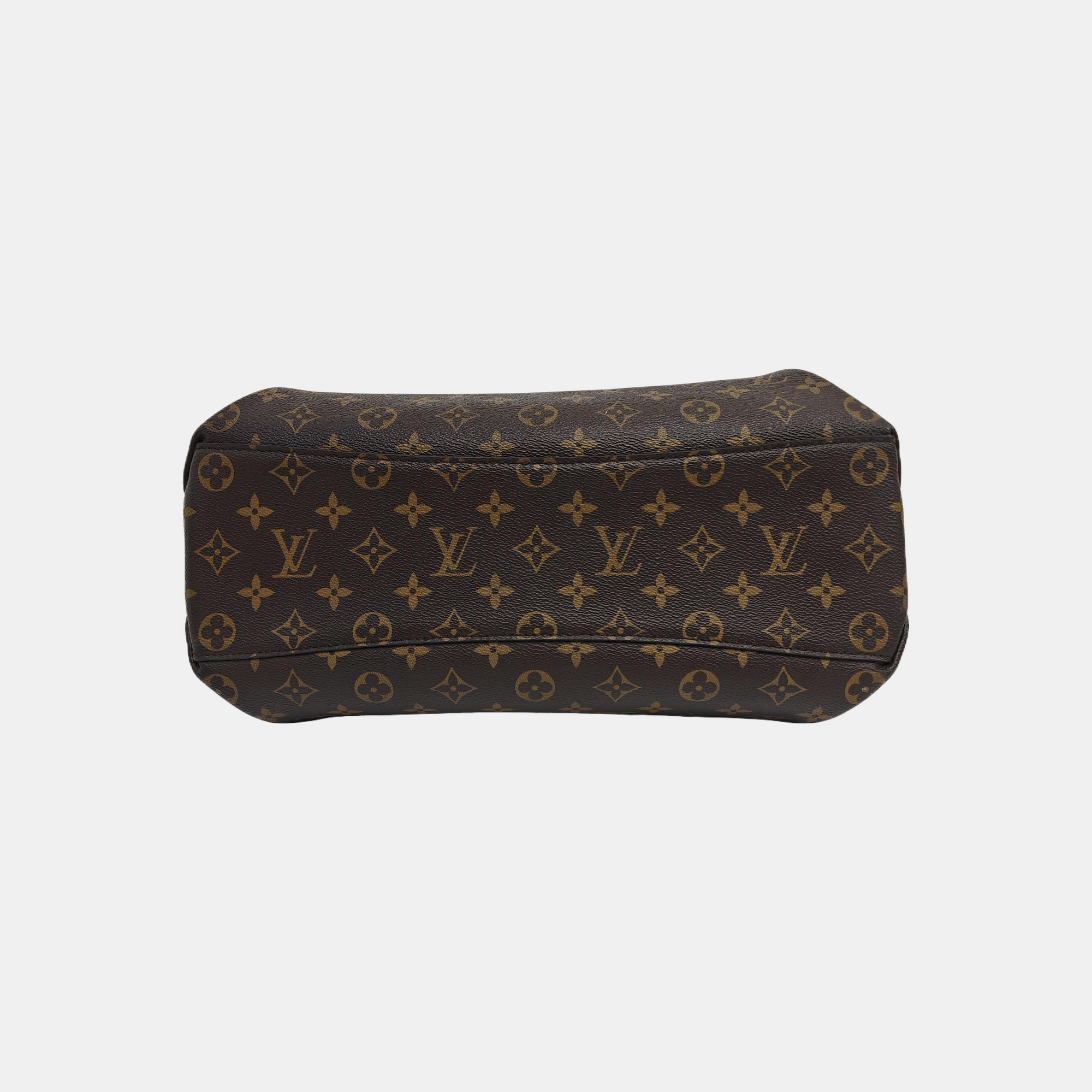 RIVOLI MM Monogram Coated Canvas Brown
