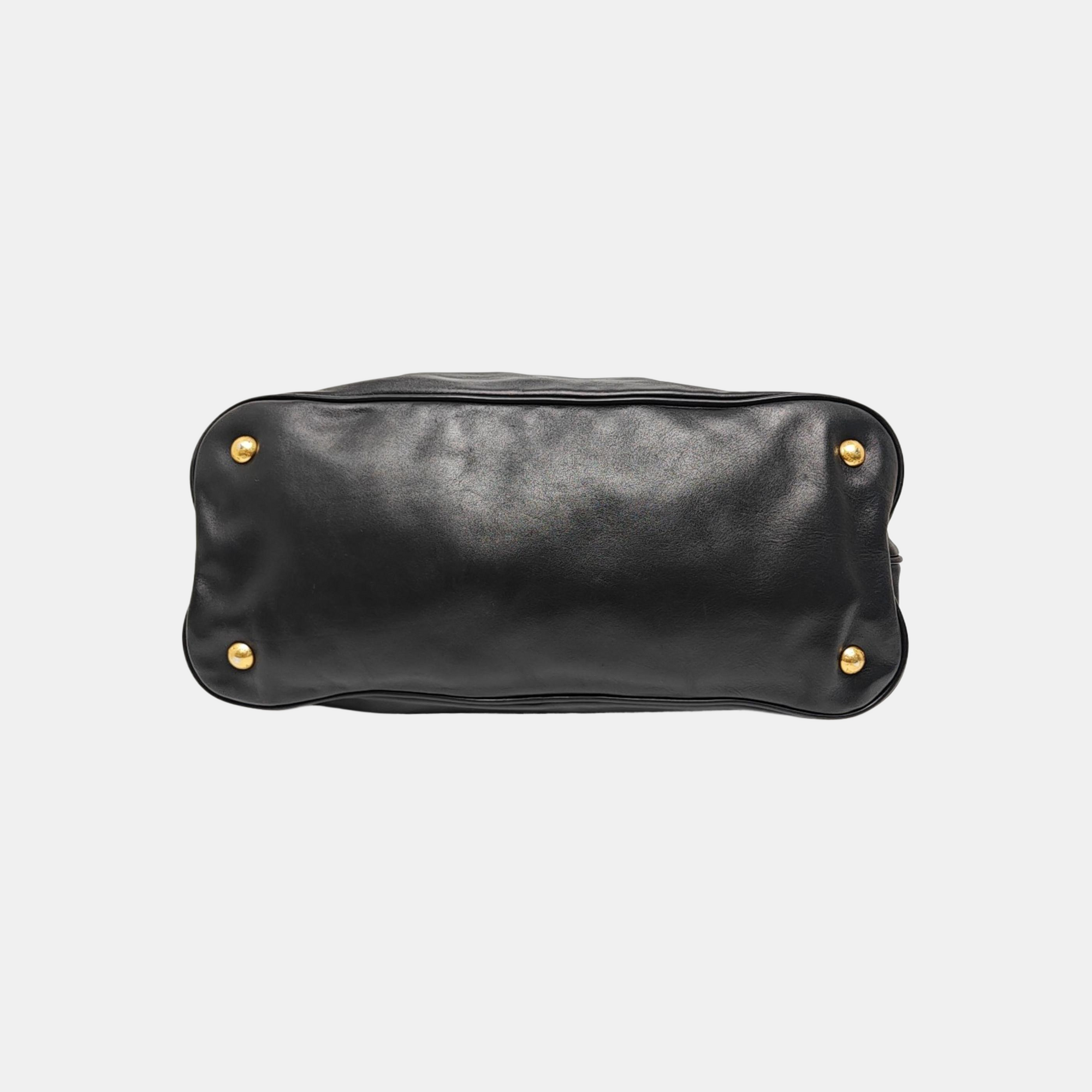 Calfskin Tote Bag Black