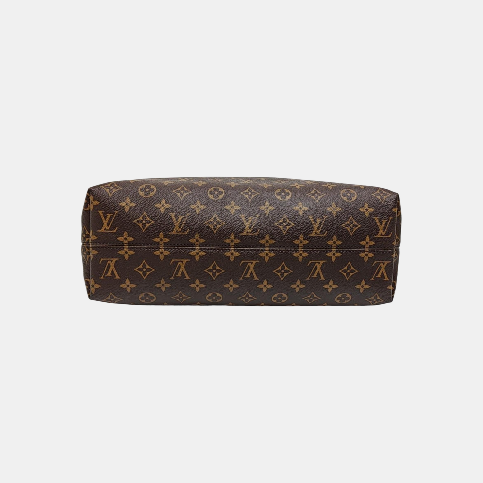 GRACEFUL MM Monogram Coated Canvas Brown