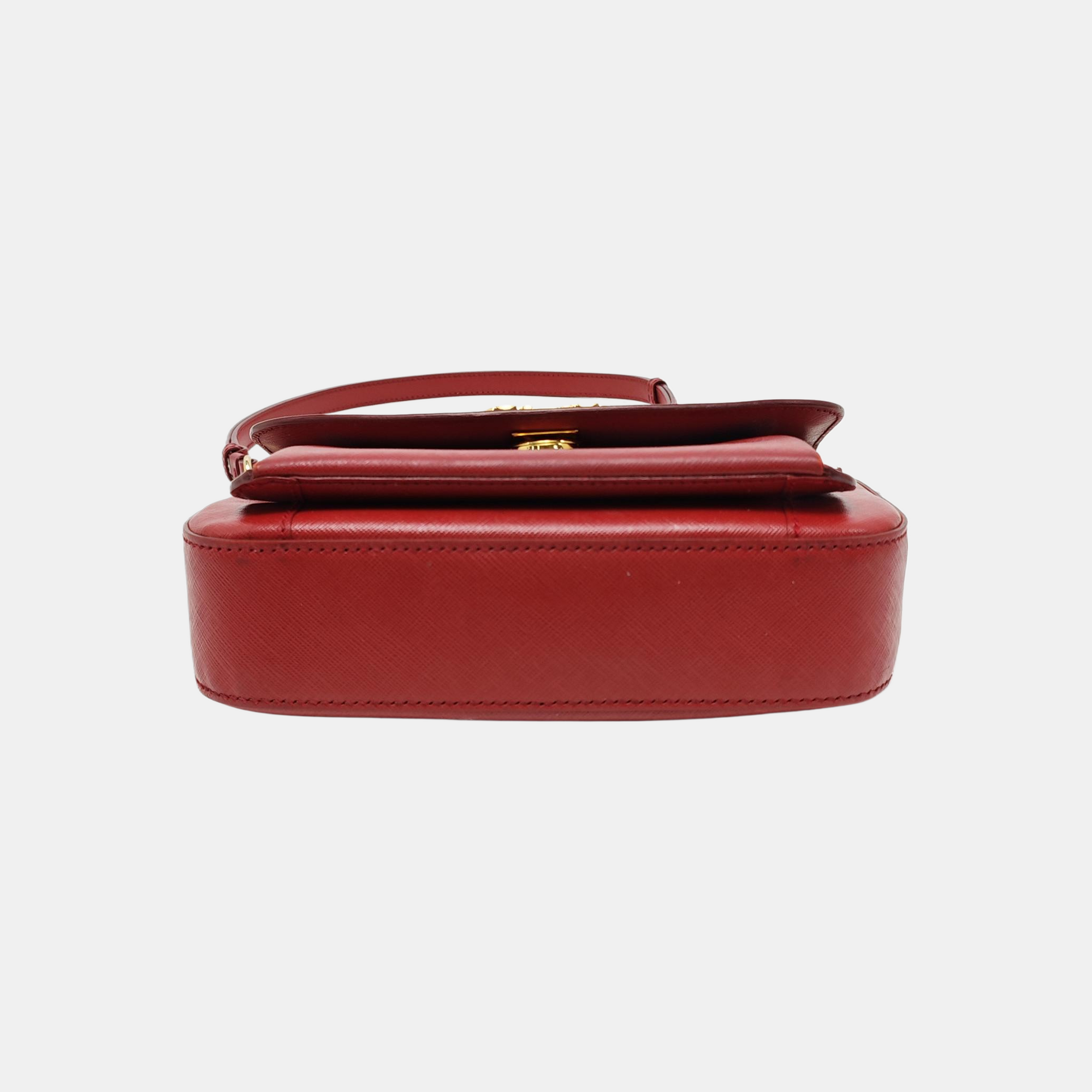 Gancini Calfskin Red