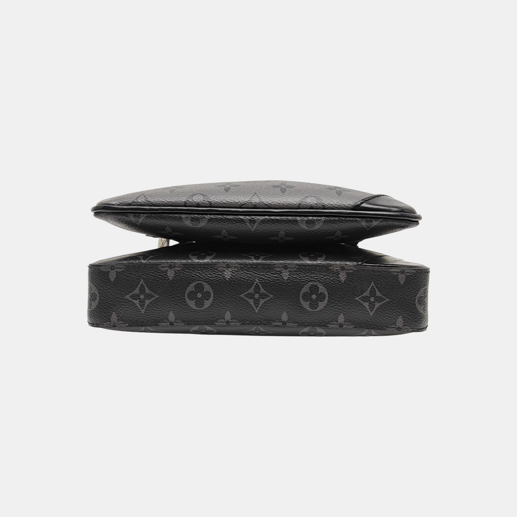 TRIO Monogram Coated Canvas Gray