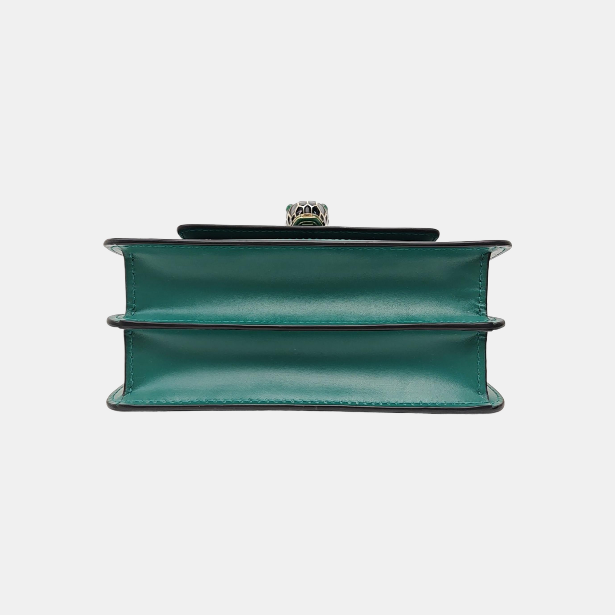 SERPENTI FOREVER Small Calfskin Green