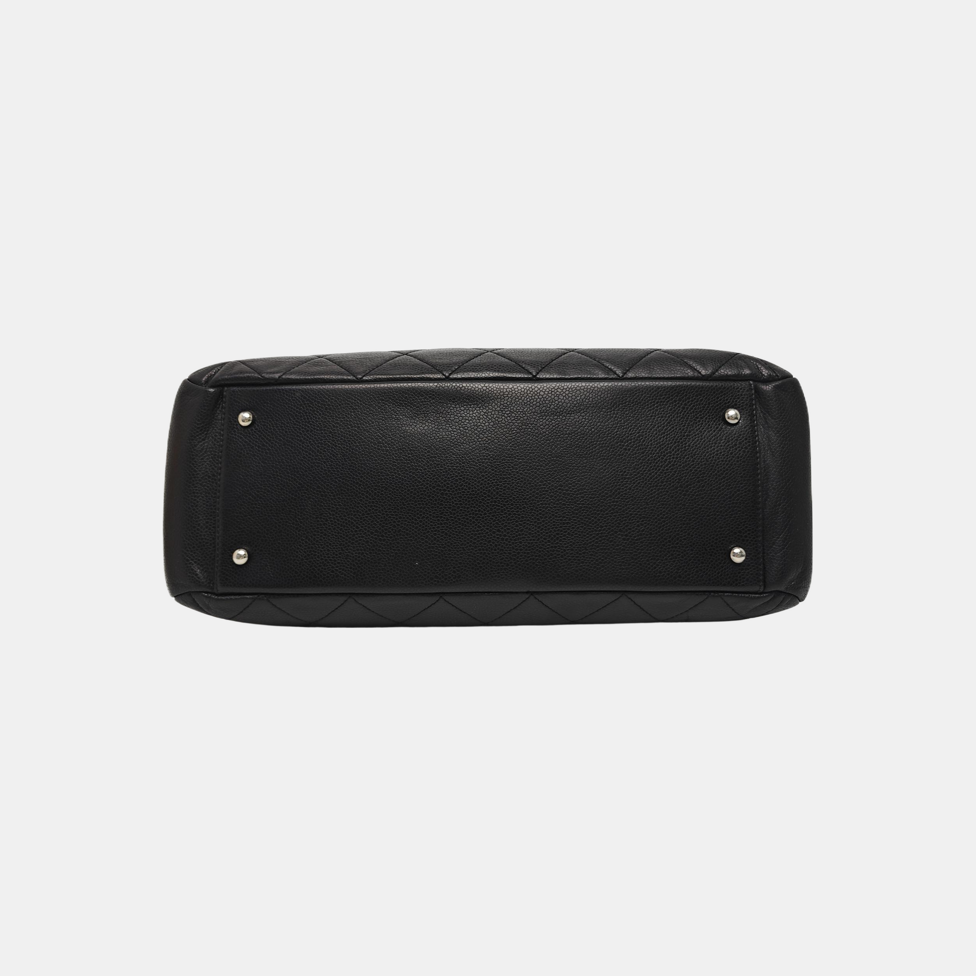 CC TIMELESS SOFT Quilted Grained Calfskin Black