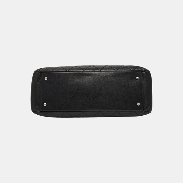 CC TIMELESS SOFT Quilted Grained Calfskin Black