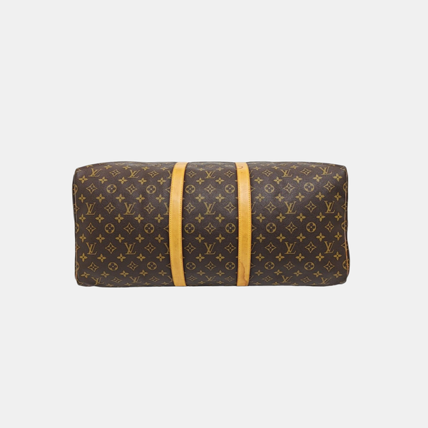 SAC SOUPLE 55 Monogram Coated Canvas Brown