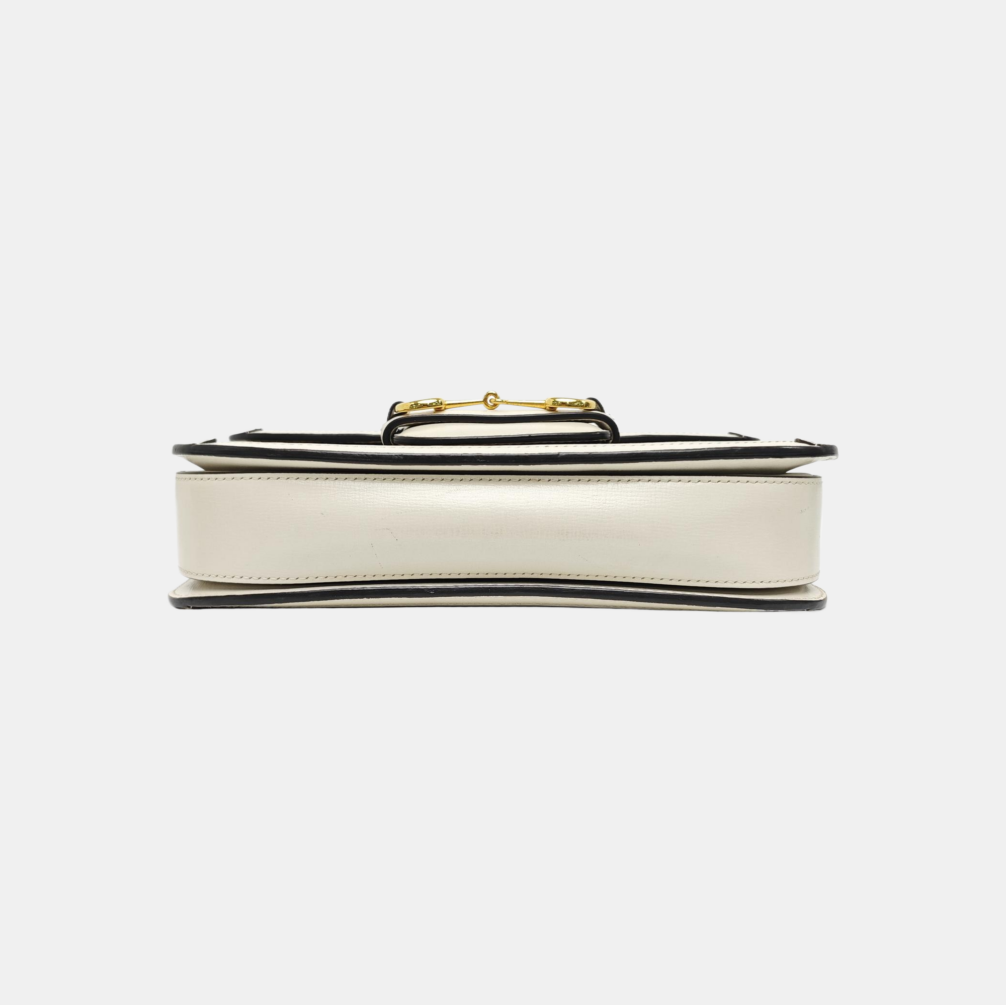 Horsebit 1955 Small Monogram Coated Canvas Beige