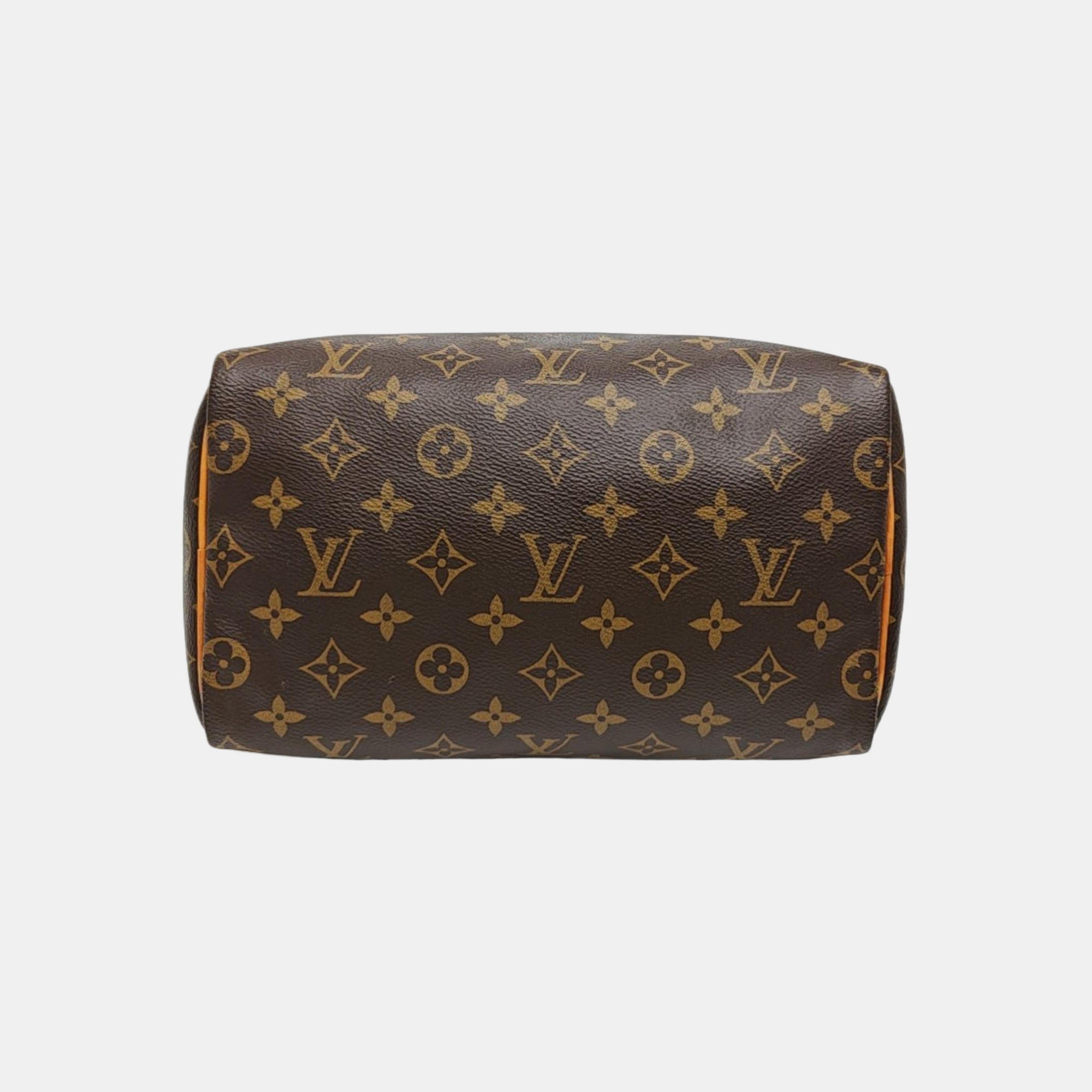 SPEEDY 25 Monogram Coated Canvas Brown