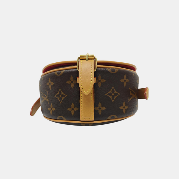 TAMBOURINE Monogram Coated Canvas Brown