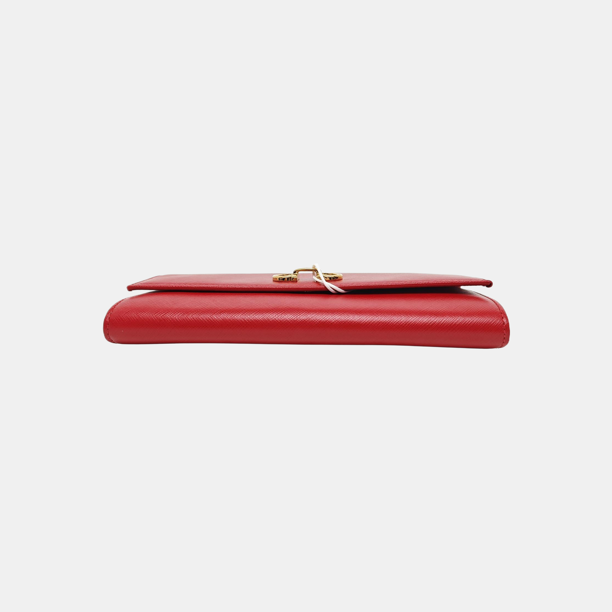Vara Calfskin Red Wallet