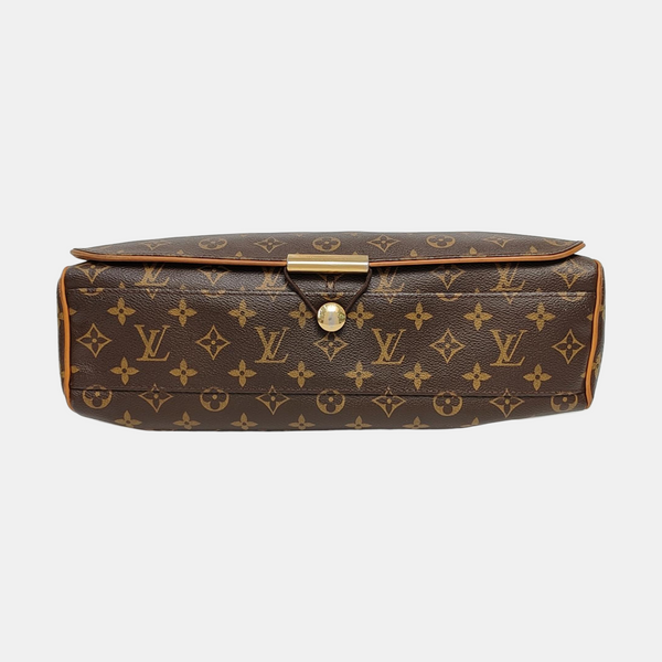 VALMY Monogram Coated Canvas Brown