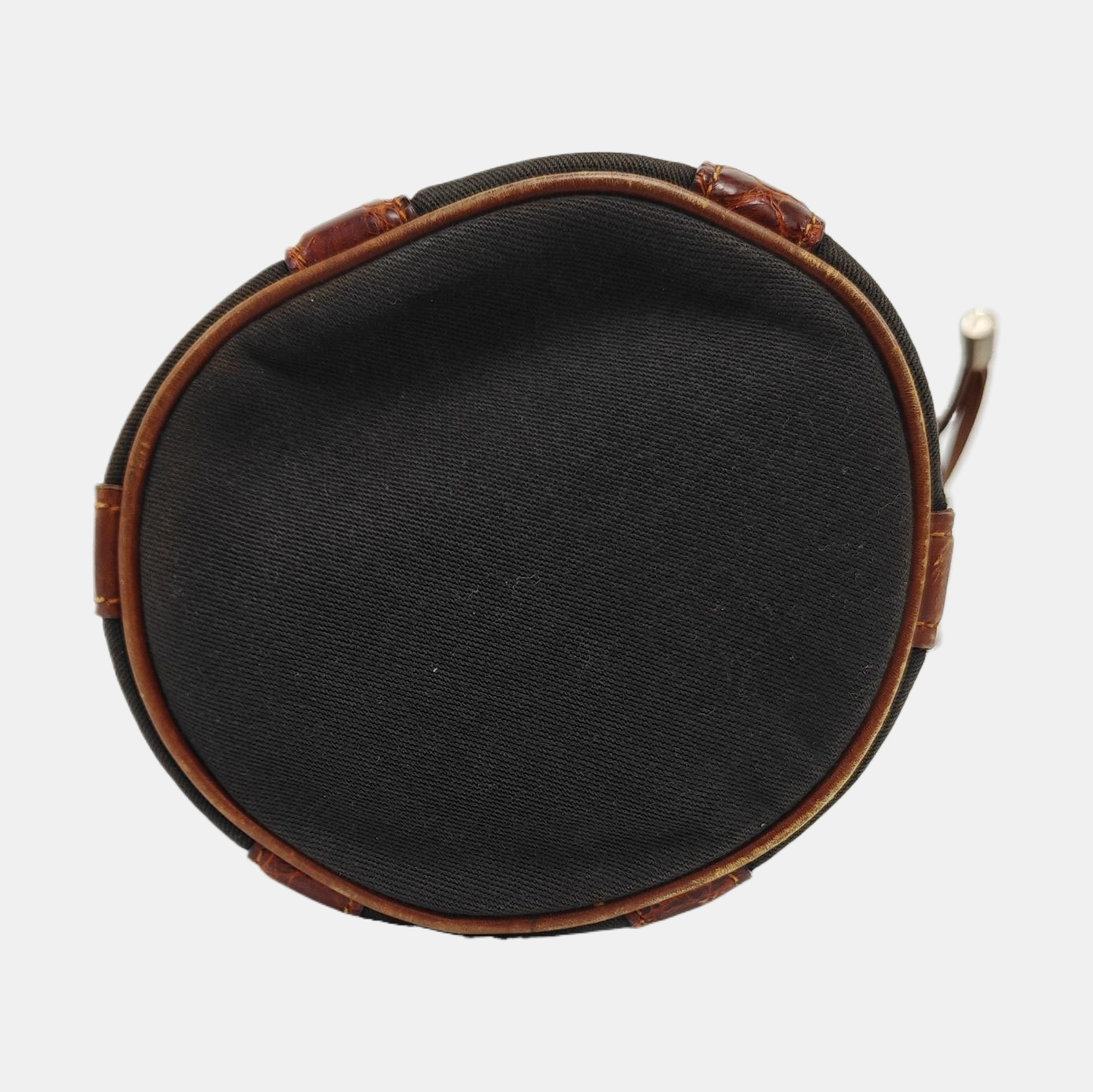 Authenticated pre-owned  TRIOMPHE Canvas Brown - Bucket Bag at Looply
